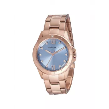 Pierre Cardin naiste kvartskell CF.1009.MR.2 34mm roosakuldne roostevabast terasest võrk-käevõru