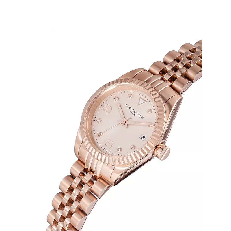 Pierre Cardin naiste kvartskell CF.1012.MR 28mm roosakuldne roostevaba teras