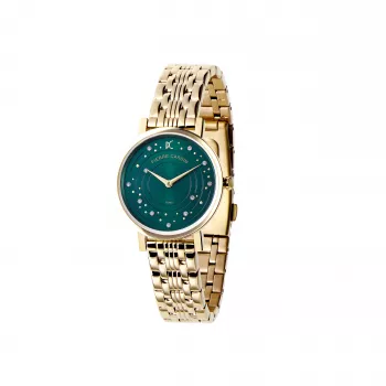 Pierre Cardin Women's Quartz Watch CCM.0552 Silver Stainless Steel Mesh 32mm