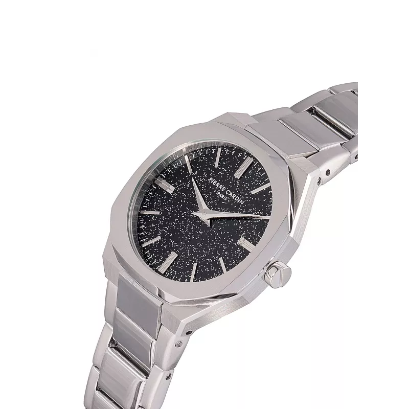 Pierre Cardin naiste kvartskell CF.1008.MS 32mm hõbedane roostevabast terasest võrkrihm