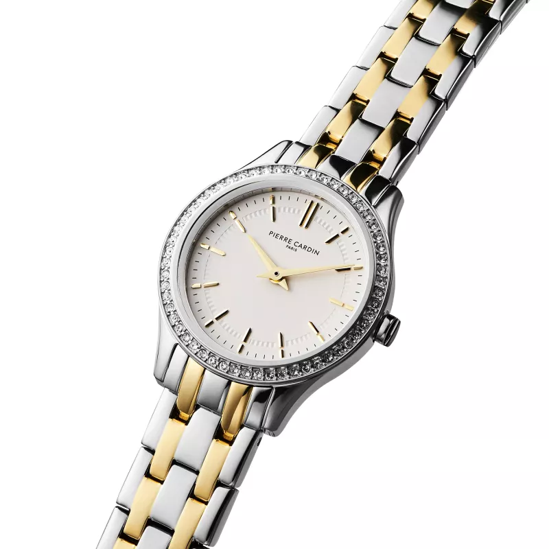 Pierre Cardin naiste käekell CF.0607.SU.G 30mm hõbedane roostevaba teras