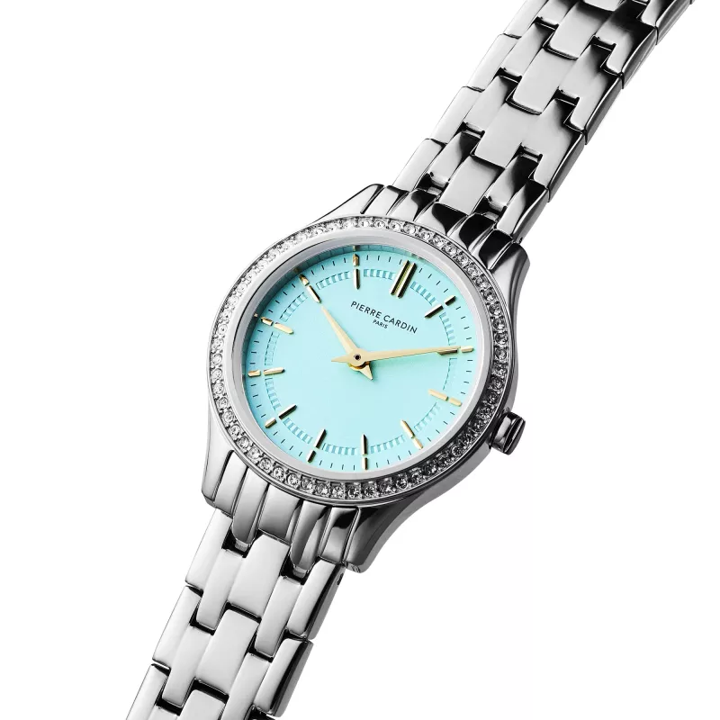 Pierre Cardin naiste käekell CF.0609.SJ (30mm) - hõbedane roostevaba teras