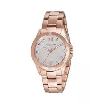 Pierre Cardin Naiste Kell CF.1009.MR 34mm Roostevabast Terasest Milanese Mesh Käevõru Kvarts Analoog Pärlmutter Sihtnupp