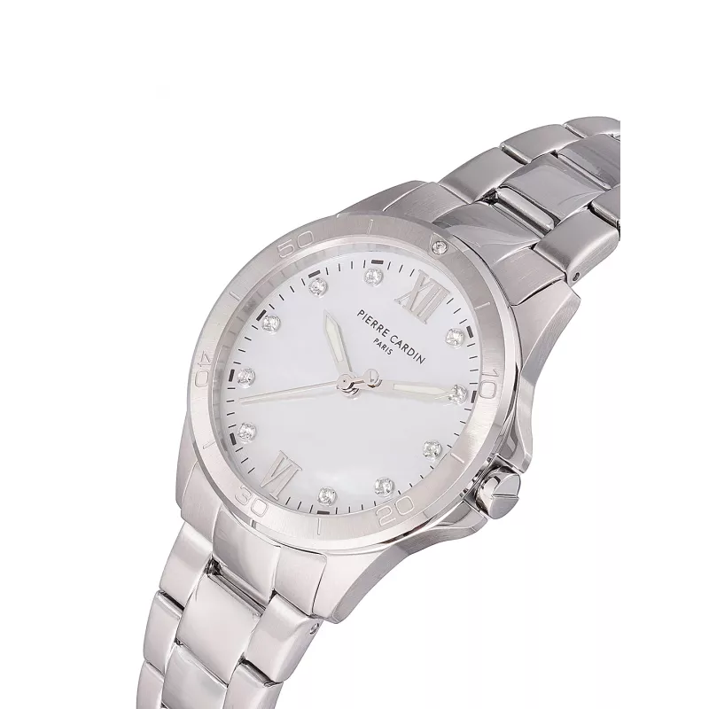 Pierre Cardin naiste kell CF.1009.MS 34mm hõbedane roostevabast terasest kvartsanaloogkell