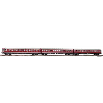 PIKO 40264 N-skaala klass VT 24 diisel-mitmiküksus 3-osaline komplekt DB III ajastu