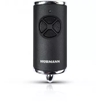 Pilot Hormann HSE 4 868MHz BiSecure käsisaatja (must, matt, kroomitud nupud)