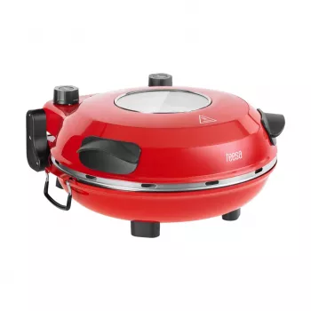 Pizza Oven TEESA SUPREME, 1200 W, 32 cm, Window, Removable Stone, Dual Heating Control
