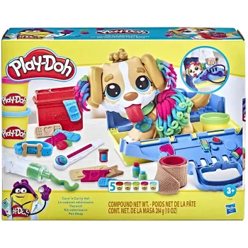 Play-Doh Care 'n Carry Vet loomaarsti komplekt