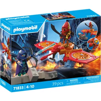 Playmobil 71833 Heroes: Hero Drone vs Evil Ninja
