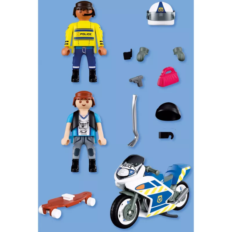 PLAYMOBIL 72079 City Action Police Motorcycle Chase