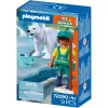 Playmobil 72090 Animals & Friends Zoo: Polar Bear and Zookeeper