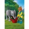 Playmobil 72092 Animals & Friends Zoo: Baby Elephant and Zookeeper