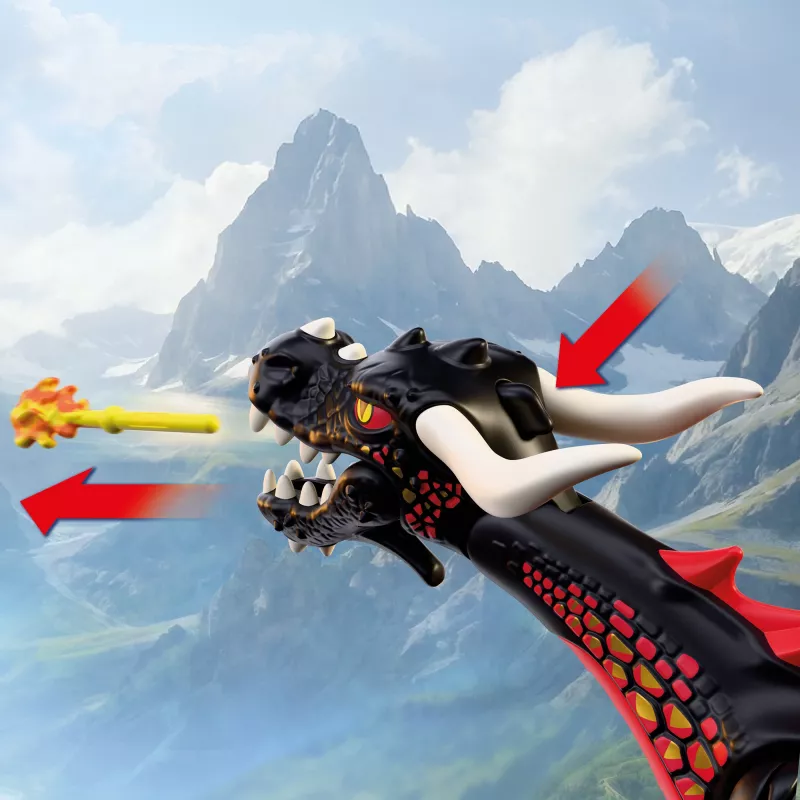 Playmobil 72114 Knights Black Dragon