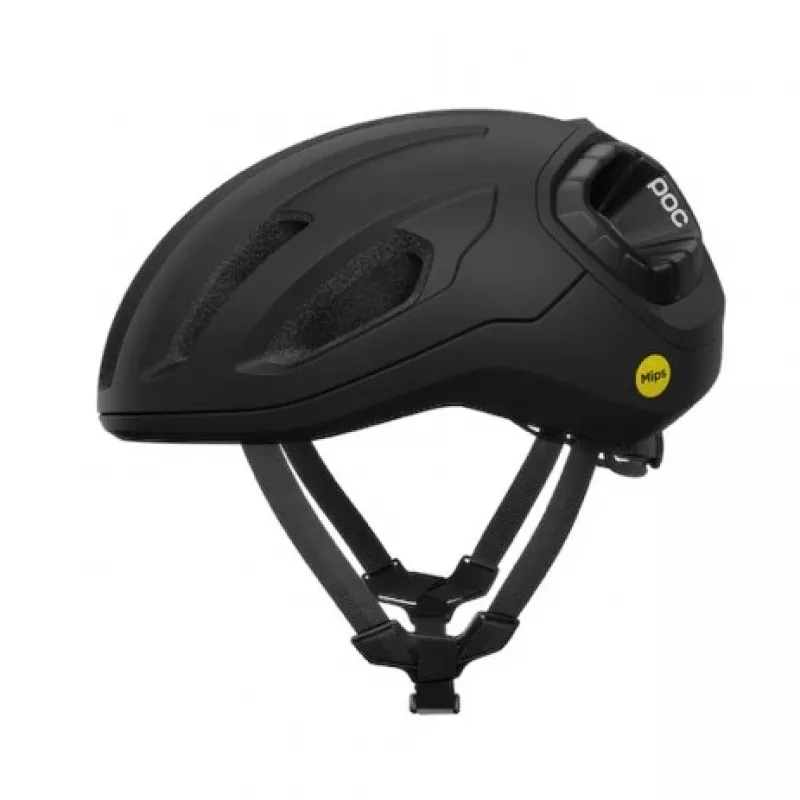 POC Amidal Road Cycling Helmet Uranium Black Matt S 50-56 cm
