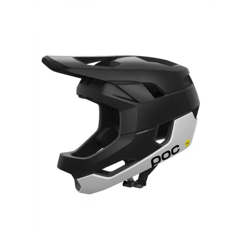 POC Otocon Race MIPS Kiiver Must, Valge