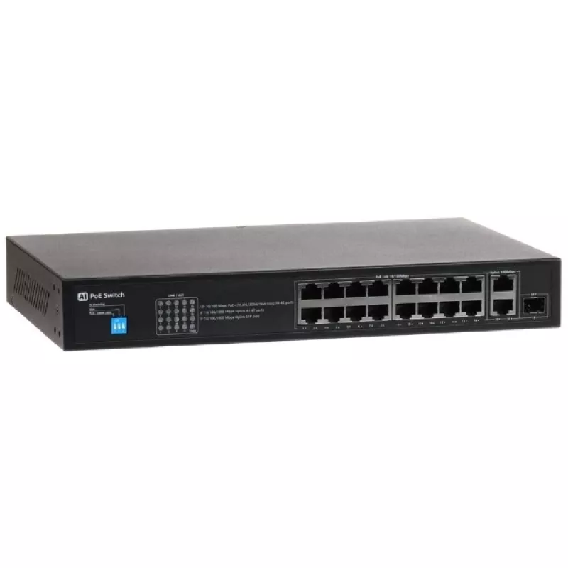 POE LANG Switch PoE GTX-B1-18-16G1SFP/X 16-Port