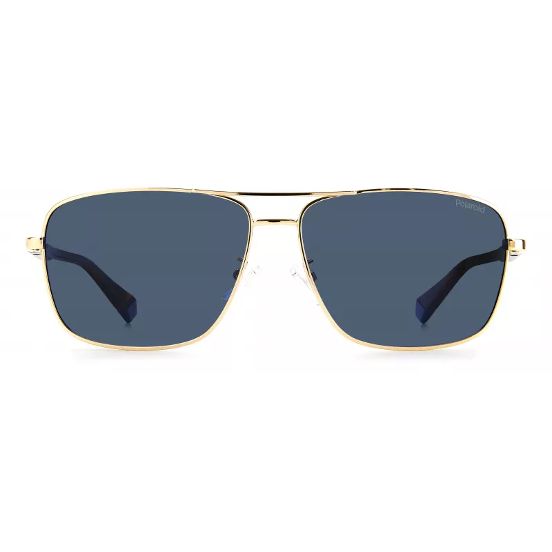 POLAROID PLD2119GSJ5GC Meeste Aviator Päikeseprillid - Kuldne Raam Roheliste Polariseeritud Läätsedega