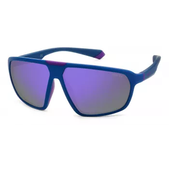 POLAROID PLD2142S802 Unisex Päikeseprillid Havana Raam Hallid Polariseeritud Läätsed 61mm