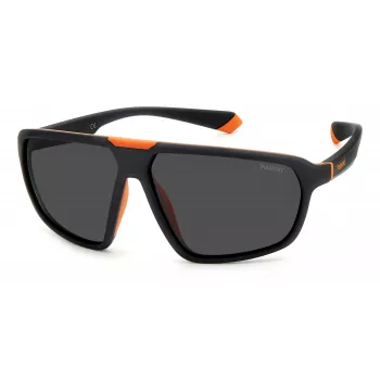 POLAROID PLD2142SRC2 Unisex Ristkülikukujulised Päikeseprillid - Havana Raam, Pruun Polariseeritud Lääts