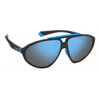 Polaroid PLD2151/S Unisex Pilot Päikeseprillid - Must raam, hall polariseeritud lääts 62mm