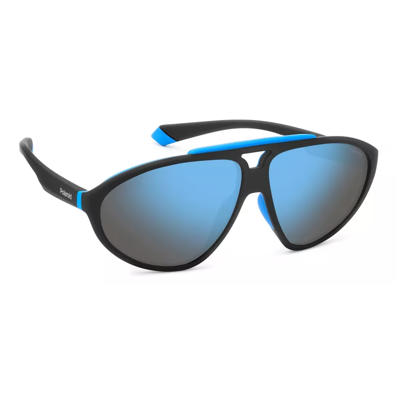 Polaroid PLD2151/S Unisex Pilot Päikeseprillid - Must raam, hall polariseeritud lääts 62mm