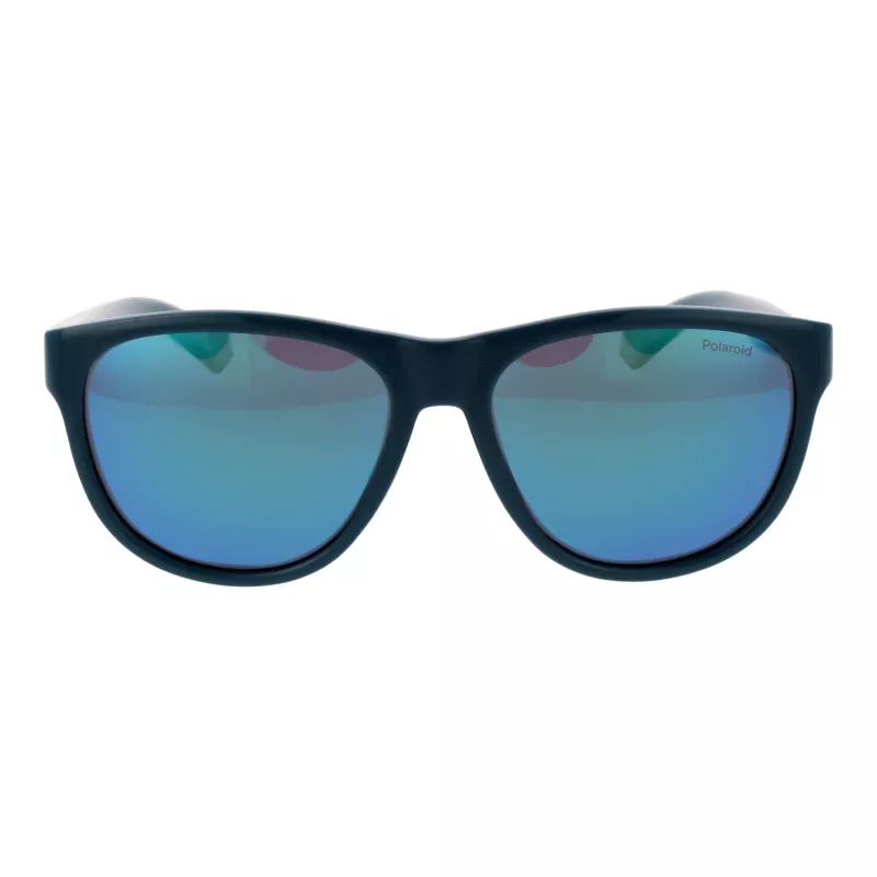 Polaroid PLD2156S56ZI9 Unisex Rectangular Sunglasses - Havana/Grey Polarized