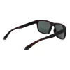 Polaroid PLD2157S57HGC Men's Rectangular Sunglasses - Havana Frame, Green Polarized Lens