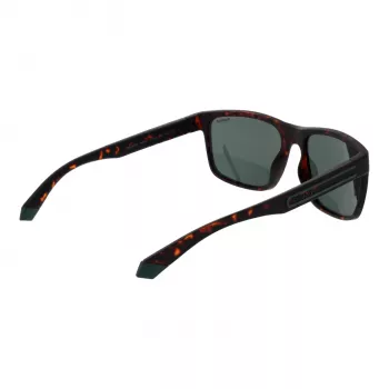 Polaroid PLD2157S57HGC Men's Rectangular Sunglasses - Havana Frame, Green Polarized Lens