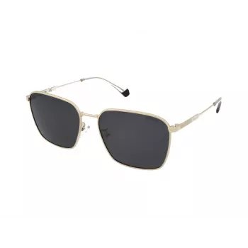 Polaroid PLD4120GSXLOJ meeste päikeseprillid Havana raamiga, pruuni gradiendi polariseeritud klaasiga 59mm