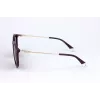 POLAROID PLD4143SXB3V Unisex Ristkülikukujulised Päikeseprillid - Must Raam Hallid Polariseeritud Läätsed 53mm