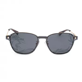 POLAROID PLD6119GCSJ5G Unisex ristkülikukujulised päikeseprillid - Havana raam, hall polariseeritud lääts, 53 mm