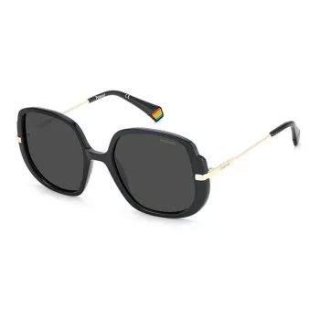 Polaroid PLD6181SKB7 Naiste päikeseprillid Havana/Tortoise raamiga, pruunid polariseeritud läätsed, 53 mm