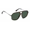 Polaroid PLD6182/S Unisex Päikeseprillid - Havana Kilpkonnakarp Raam, Pruun Polariseeritud Lääts, 59mm