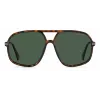Polaroid PLD6182/S Unisex Päikeseprillid - Havana Kilpkonnakarp Raam, Pruun Polariseeritud Lääts, 59mm