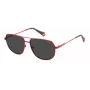 POLAROID PLD6195SX0Z3 Unisex Päikeseprillid - Must raam, hallid läätsed 58mm