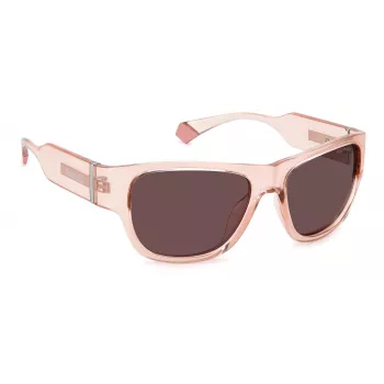 Polaroid PLD6197S Päikeseprillid Unisex Havana Raam Roheline Polariseeritud Lääts 55mm