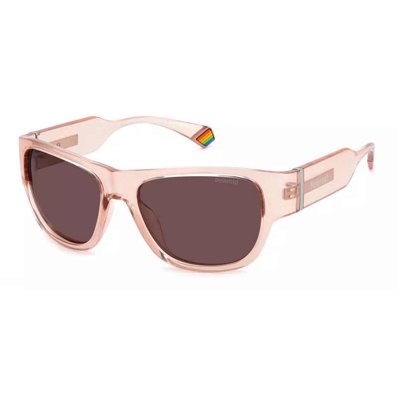 Polaroid PLD6197S Päikeseprillid Unisex Havana Raam Roheline Polariseeritud Lääts 55mm