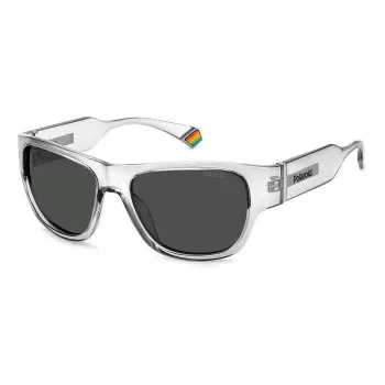 POLAROID PLD6197SKB7F5 Unisex Päikeseprillid Havana Pruun Ruudukujuline Raam Pruun Polariseeritud Lääts 55/18/130 mm