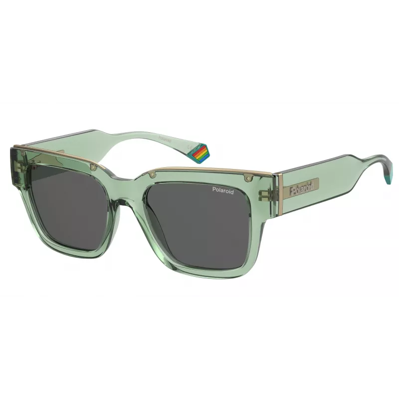 POLAROID PLD6198SXMC1E Unisex Square Sunglasses Havana 52mm