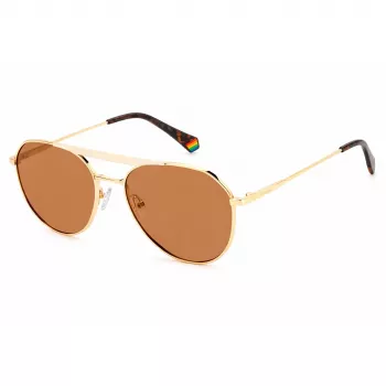 Polaroid PLD6211/S Unisex Päikeseprillid Havana Raam Roheline Polariseeritud Lääts 57mm