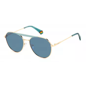 Polaroid PLD6211SXPEF Unisex Päikeseprillid - Pruun Havana Raam, Pruun Polariseeritud Lääts, 57mm