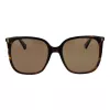 Polaroid PLD6218S56086 Naiste Aviator Päikeseprillid Havana Pruun Polariseeritud 56mm