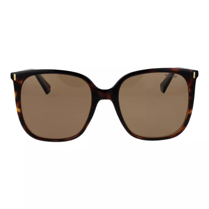 Polaroid PLD6218S56086 Naiste Aviator Päikeseprillid Havana Pruun Polariseeritud 56mm