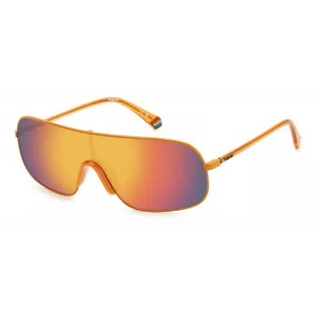 POLAROID PLD6222SL7Q Unisex Päikeseprillid - Havana raam, roheline polariseeritud lääts, 57mm
