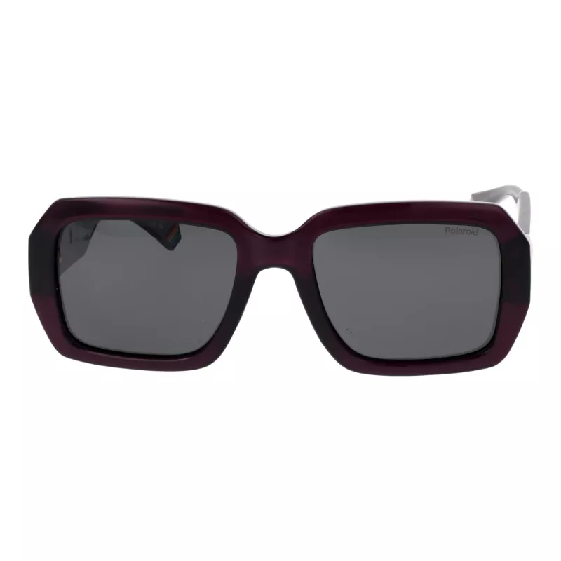 POLAROID PLD6223SX54B3 Unisex Rectangular Sunglasses - Havana Brown - 54/19/140 mm