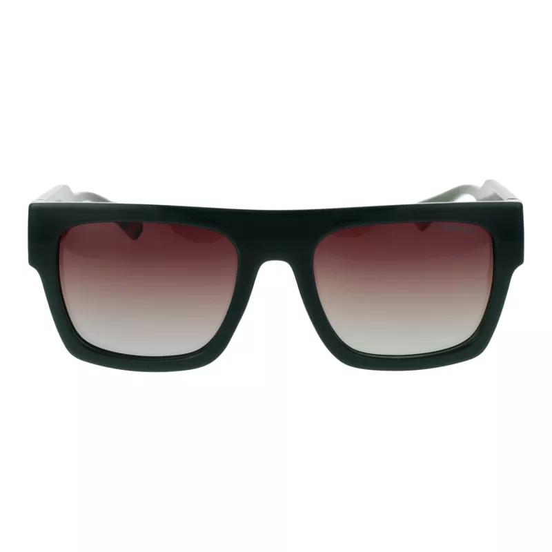 Polaroid PLD6224SX541E Unisex Ristkülikukujulised Päikeseprillid - Hallid Läätsed, Must/Hall Raam