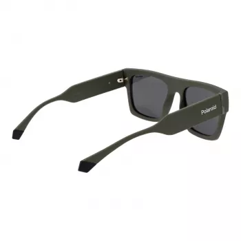 POLAROID PLD6224SX543Y Unisex ristkülikukujulised päikeseprillid Havana roheline 54mm