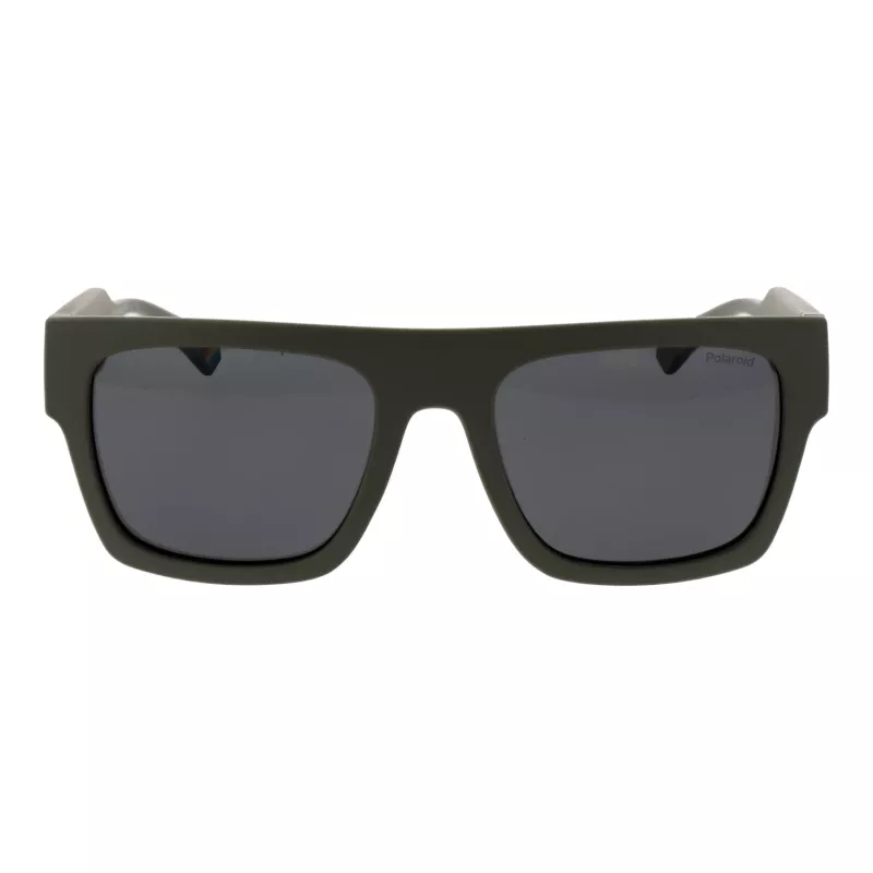 POLAROID PLD6224SX543Y Unisex ristkülikukujulised päikeseprillid Havana roheline 54mm