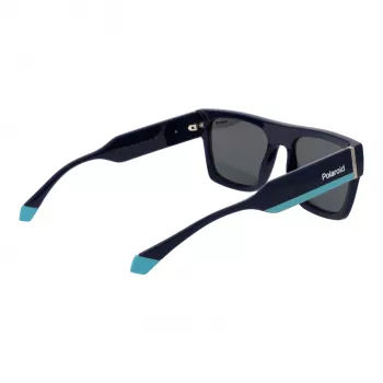 Polaroid PLD6224SX54PJ Unisex Päikeseprillid - Must raam, hall polariseeritud lääts 54mm