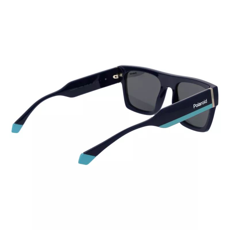 Polaroid PLD6224SX54PJ Unisex Päikeseprillid - Must raam, hall polariseeritud lääts 54mm